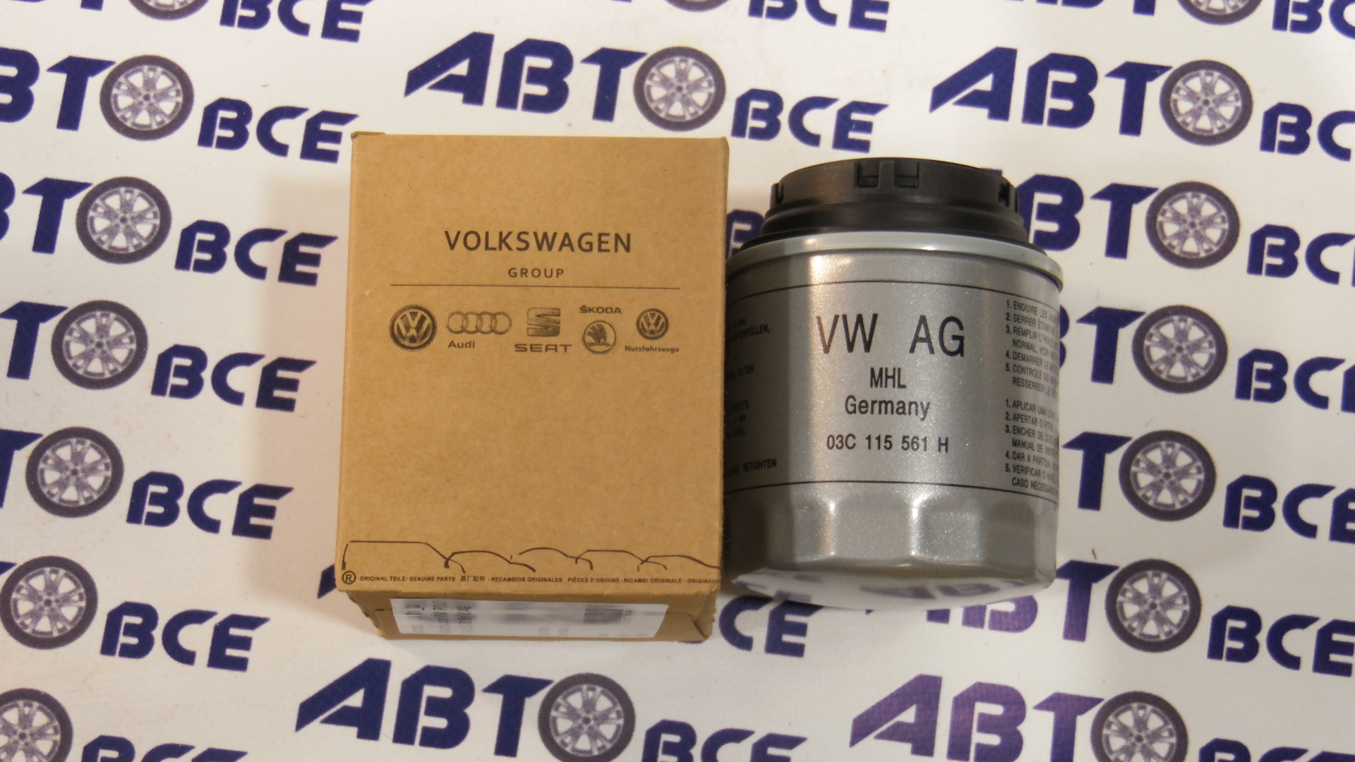 Фильтр масла VW POLO 1.6 (с 2011-2015г) VAG